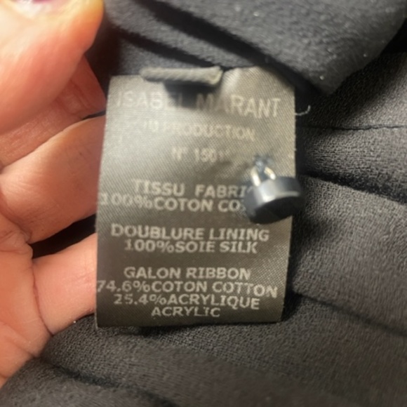 ISABEL MARANT Black Keyhole Mini Dress - Picture 7 of 11